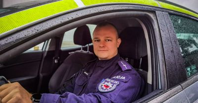 Dzielnicowy z Siemiatycz uratował życie 77 letniemu mężczyźnie